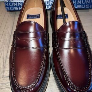 Nunn Bush Men's Burgundy Loafers